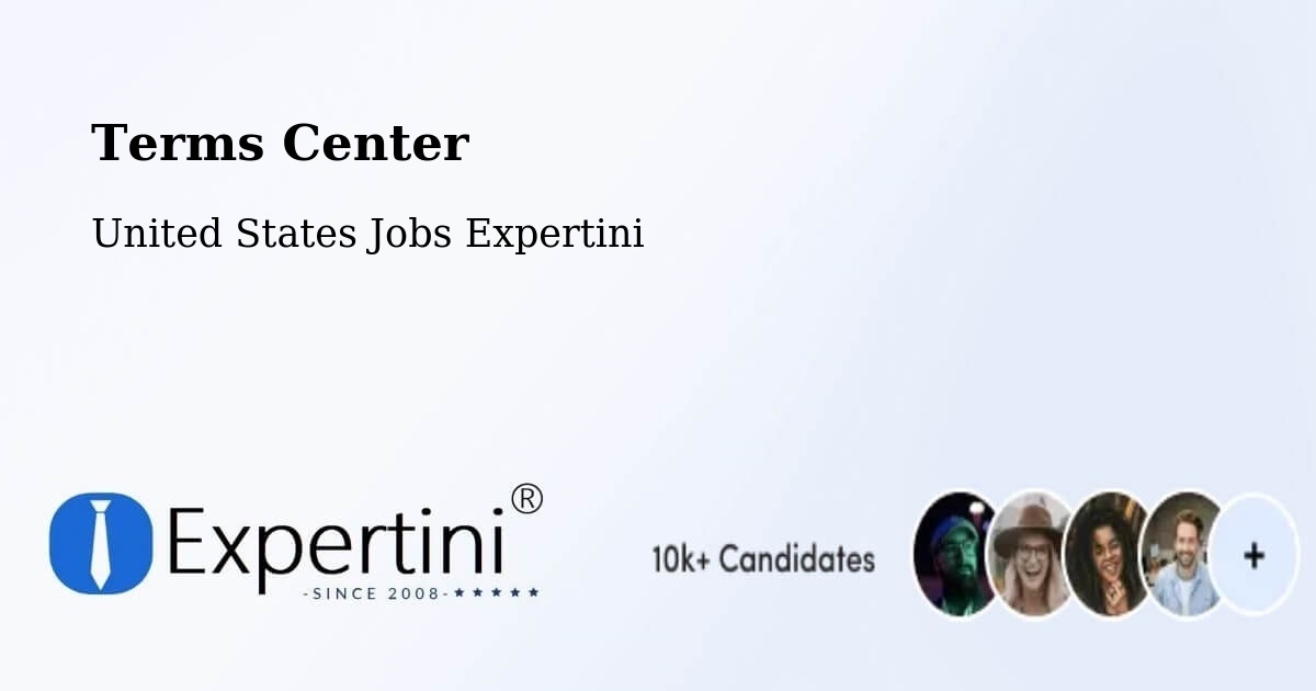 Terms of Service – Whitefish - United States Jobs Expertini